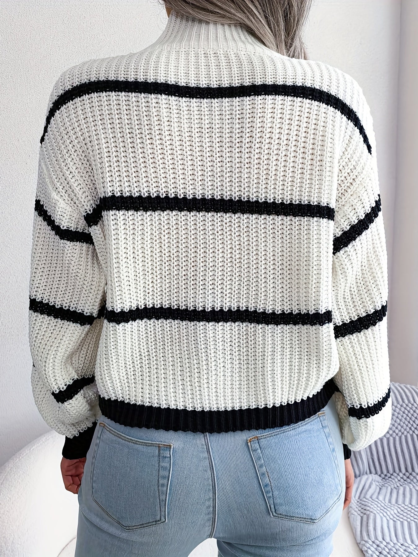 Striped Crew Neck Sweater