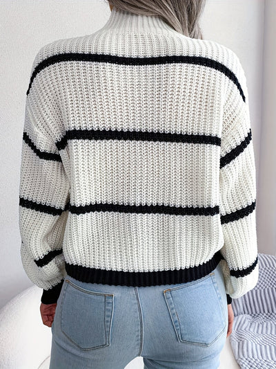 Striped Crew Neck Sweater