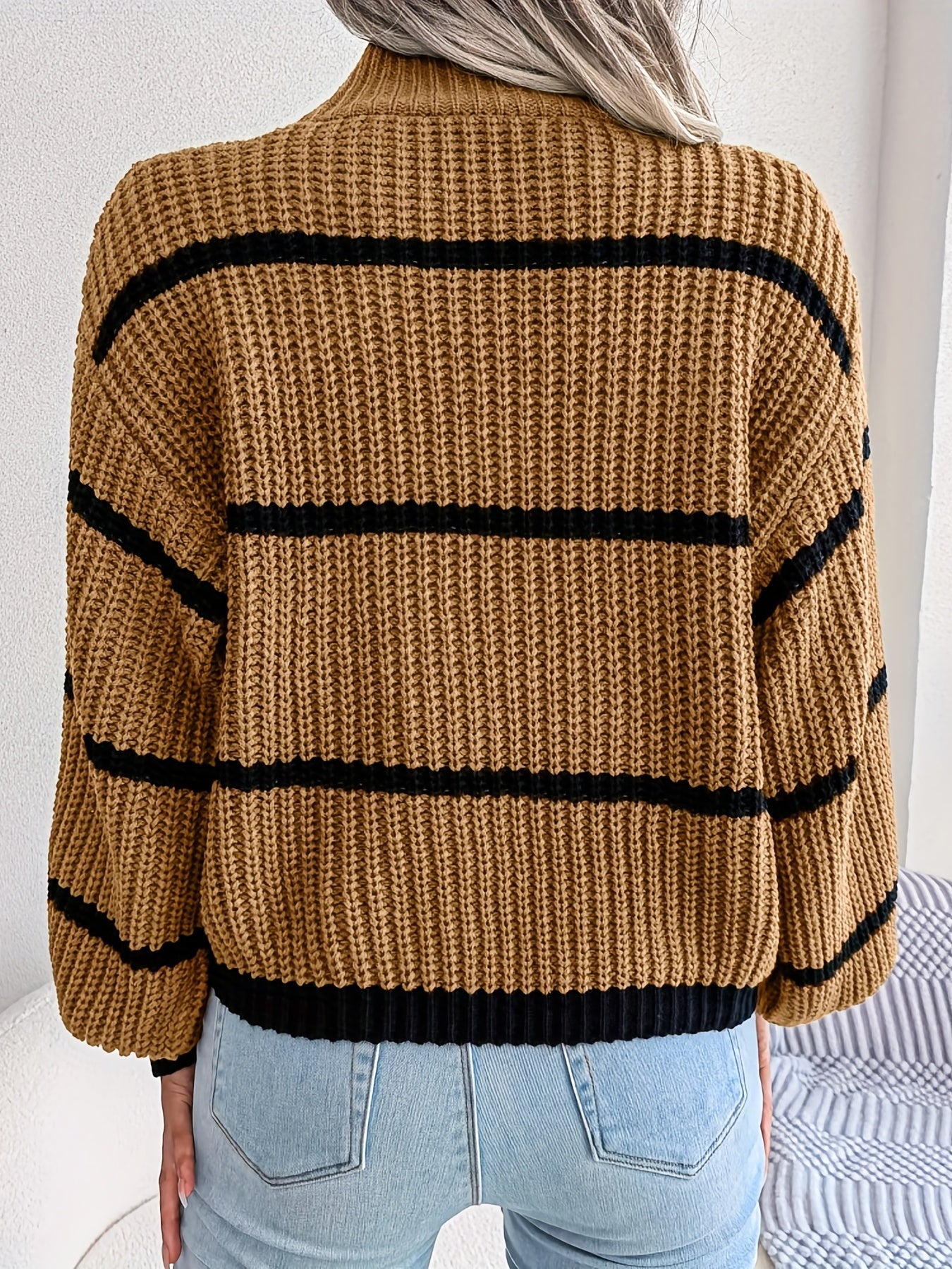 Striped Crew Neck Sweater