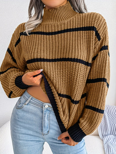Striped Crew Neck Sweater