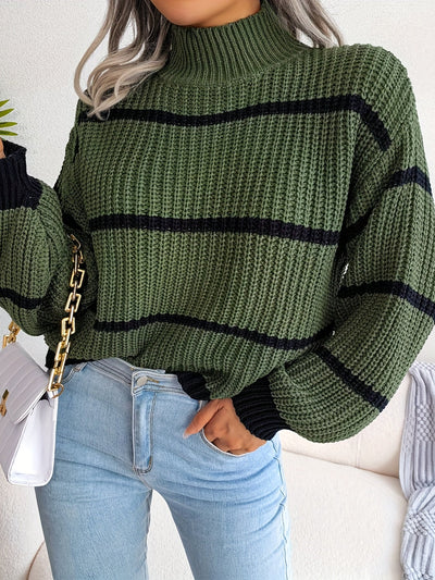 Striped Crew Neck Sweater