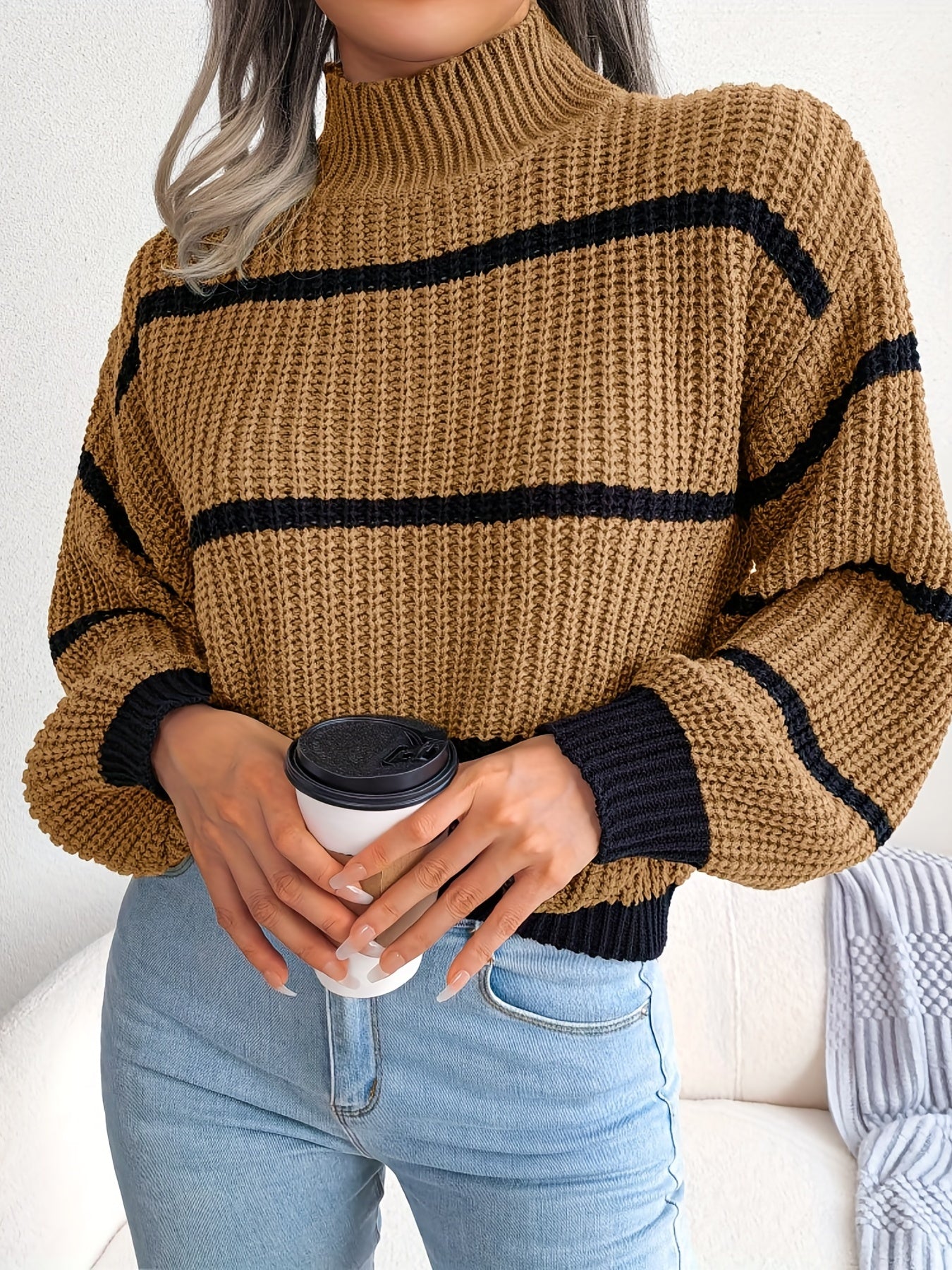 Striped Crew Neck Sweater