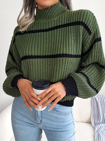Striped Crew Neck Sweater
